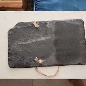 Rustic Black Slate Hanging Decor